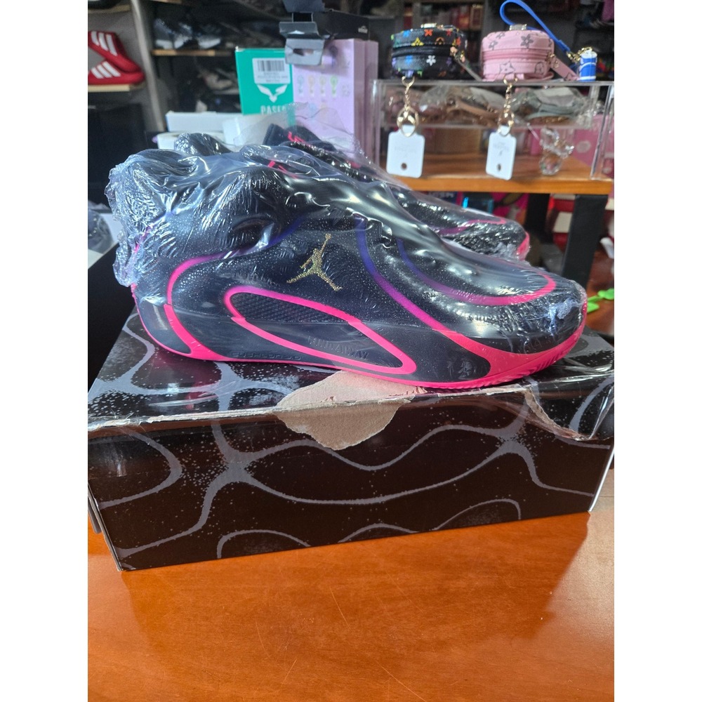 Jordan Tatum 2 Black Hyper Pink Purple Basketball Shoes IR0073-003 Mens 10.5